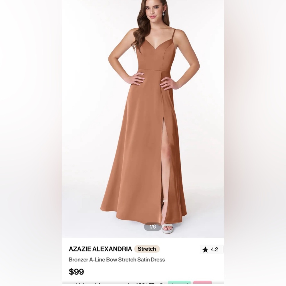 Azazie Alexandria Dress Size 0